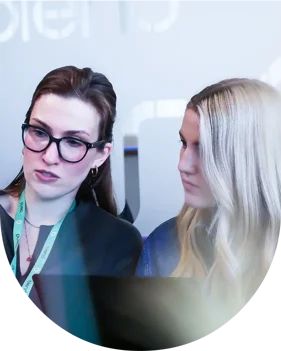 katie and krissy talking